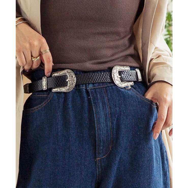 カタオシBK | ベルト レディース 合皮 | Growing Rich