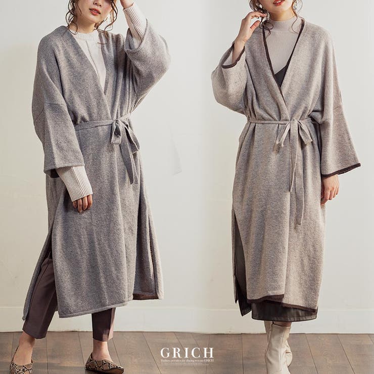 トップス 羽織り ロング | Growing Rich | 詳細画像1 