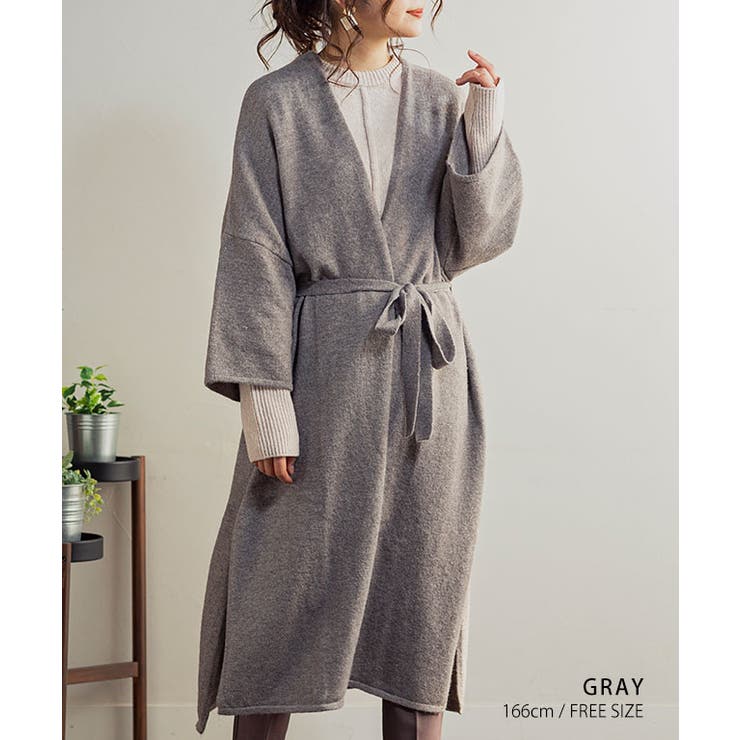 トップス 羽織り ロング | Growing Rich | 詳細画像8 