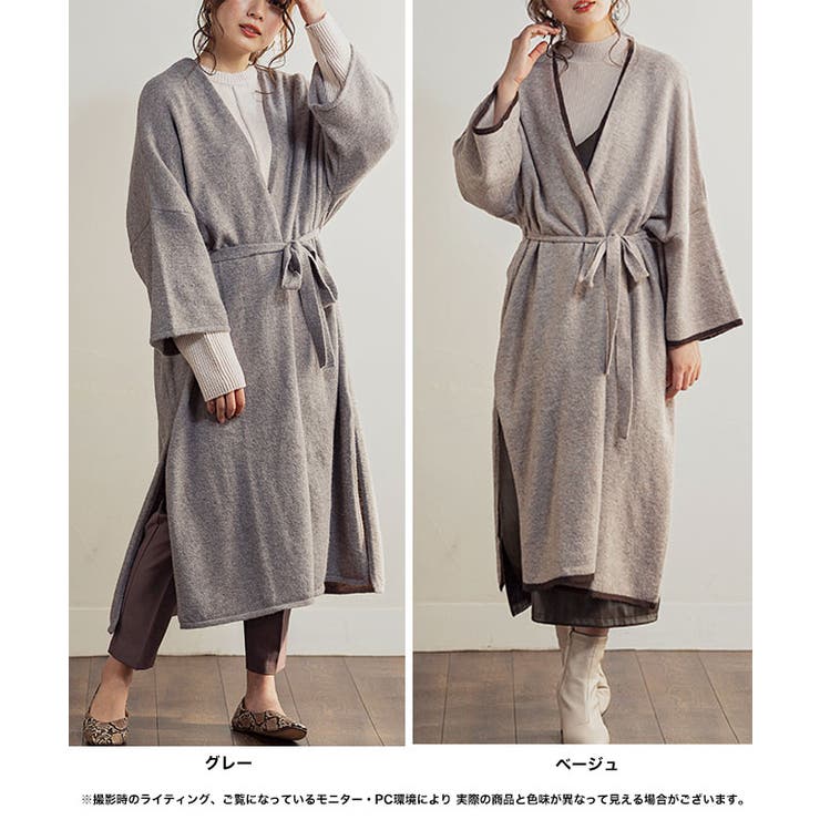 トップス 羽織り ロング | Growing Rich | 詳細画像14 