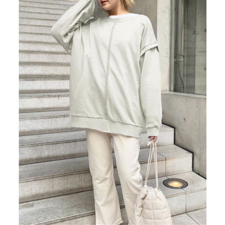 オフホワイト | トップス スウェット トレーナー | Growing Rich