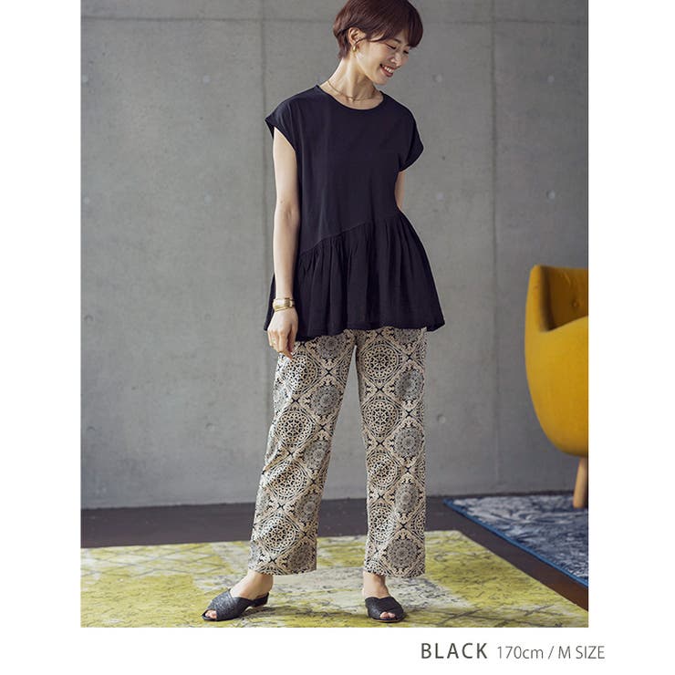 楊柳チュニック ｜ STRIPED CREPE TUNICの通販｜regleam