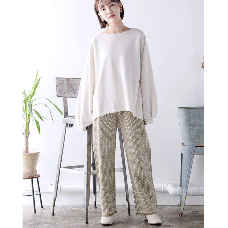 リアル パンツ レディース ニットパンツ[品番：GW000004114]｜Growing ズボン・パンツ