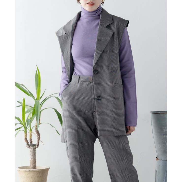 ブラック | トップス ベスト ジレ | Growing Rich