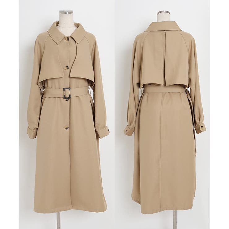 ボリュームスリーブコート コート レディース[品番：GW000004231