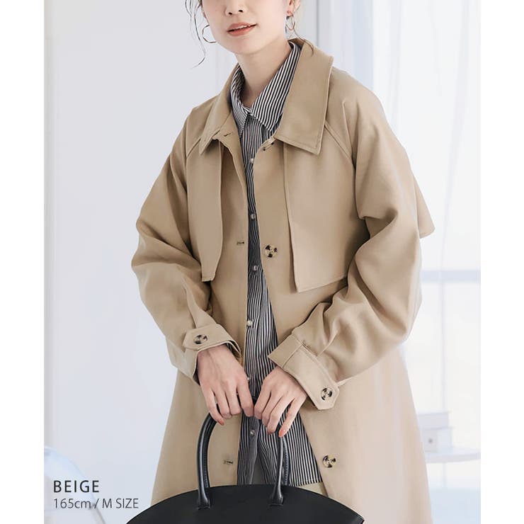 ボリュームスリーブコート コート レディース[品番：GW000004231