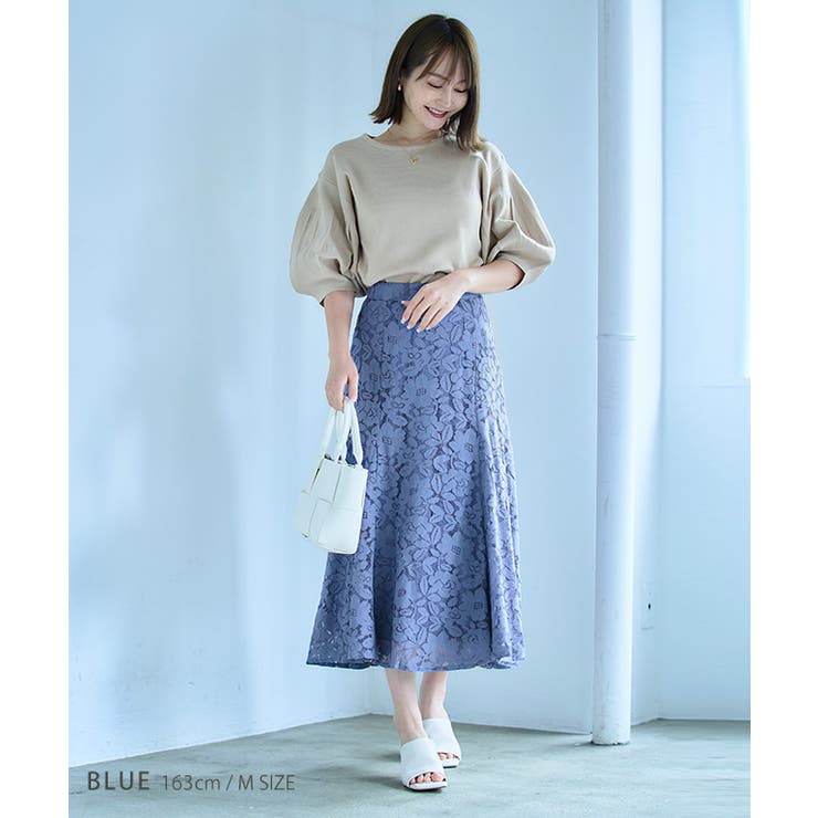 優先配送 花柄レース スカート レース[品番：GW000004265]｜Growing Rich その他