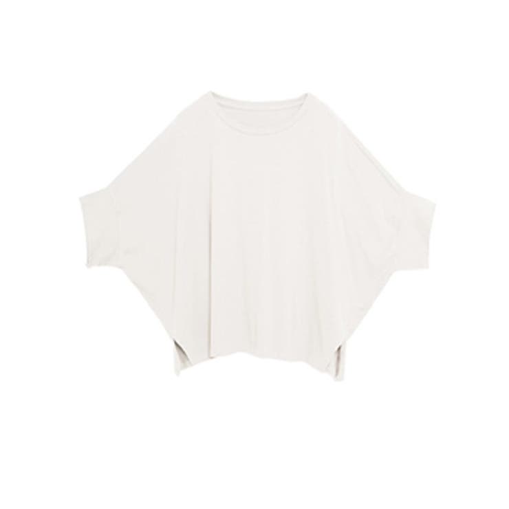 オフホワイト | ドルマンＴシャツ トップス tシャツ | Growing Rich