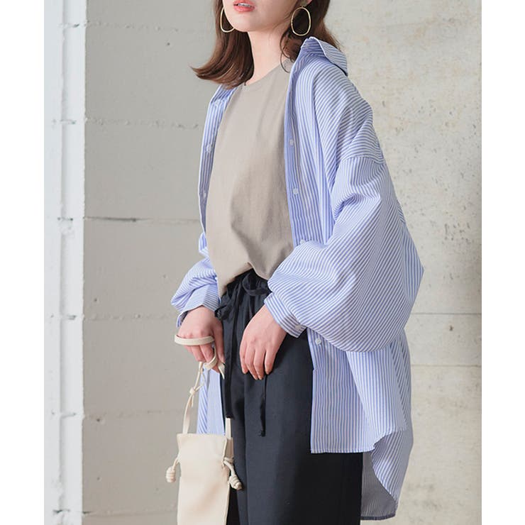 ストライプシャツ シャツ ストライプ | Growing Rich | 詳細画像7 