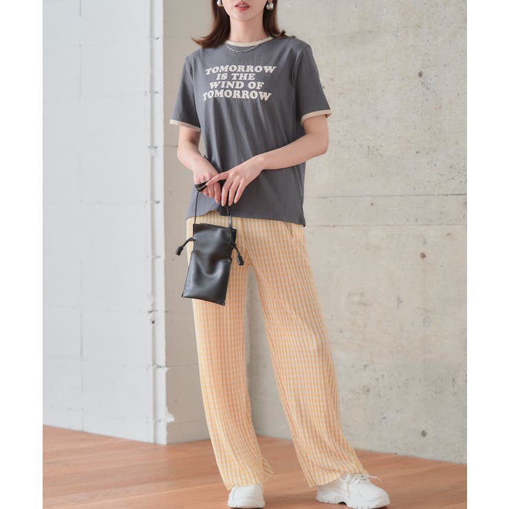 配色ロゴTシャツ トップス ロゴtシャツ | Growing Rich | 詳細画像19 