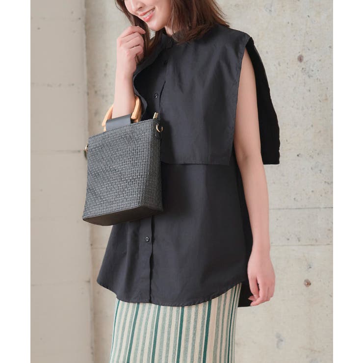 ケープノースリブラウス トップス ブラウス | Growing Rich | 詳細画像6 