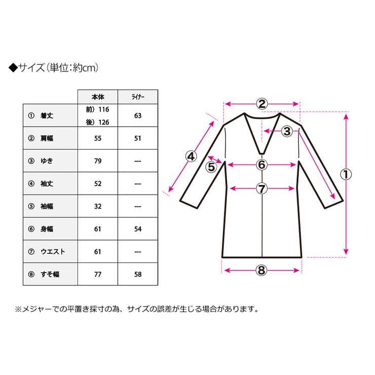 2Wayロング丈 モッズコート ライナー付き[品番:GW000004395 2Wayロング丈 モッズコート ライナー付き[品番:GW000004395