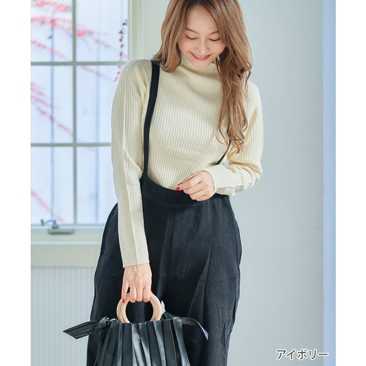 ハイネックリブニット ニット レディース | Growing Rich | 詳細画像2 