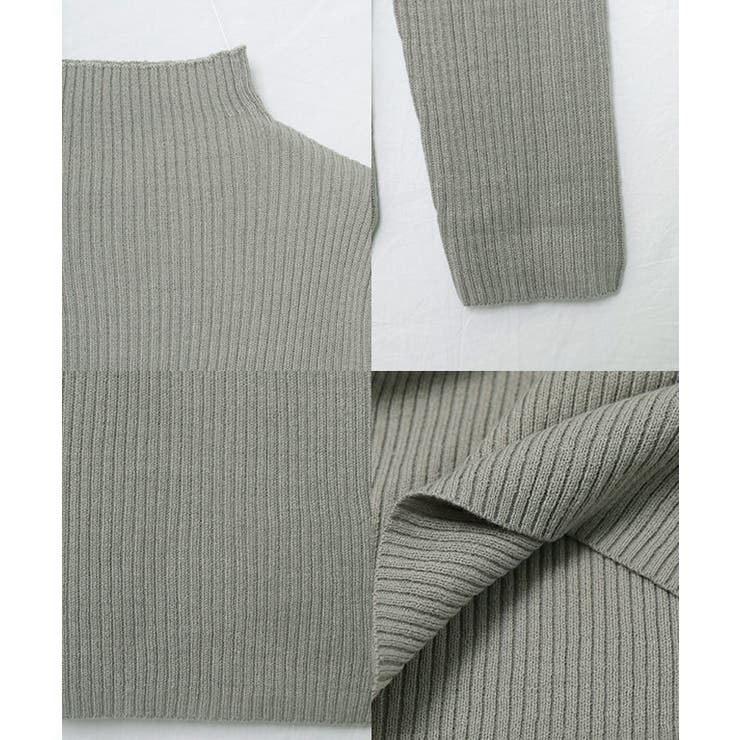 ハイネックリブニット ニット レディース | Growing Rich | 詳細画像19 