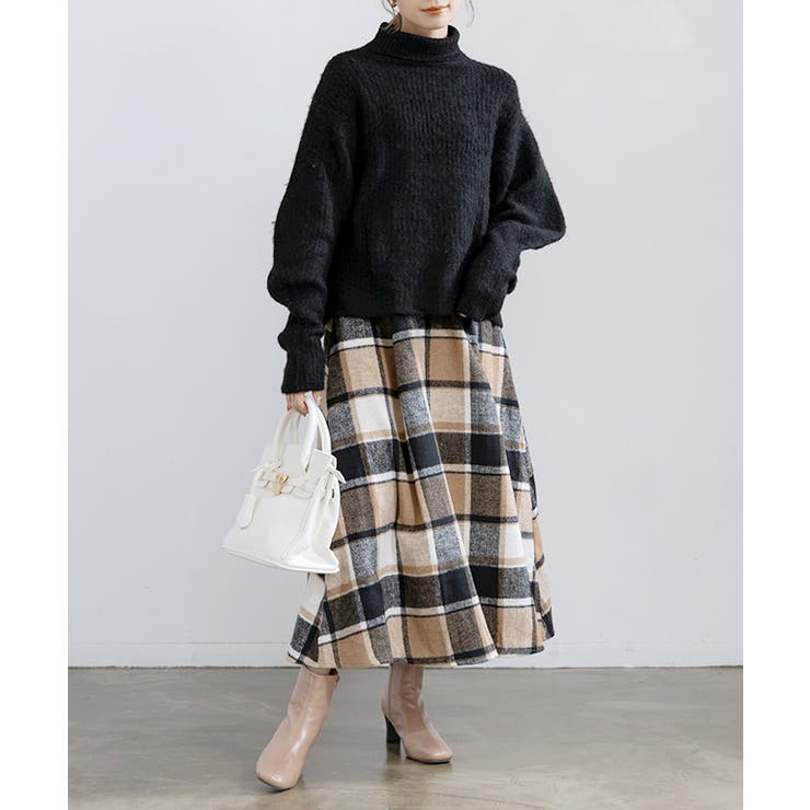 ランタンスリーブハイネックニット ニット レディース | Growing Rich | 詳細画像13 