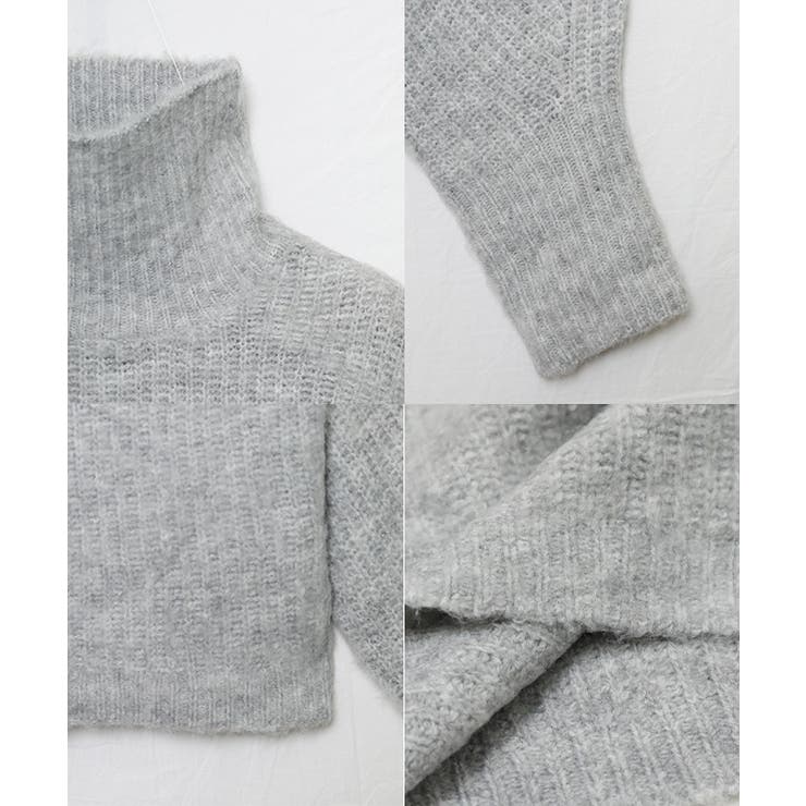 ランタンスリーブハイネックニット ニット レディース | Growing Rich | 詳細画像17 