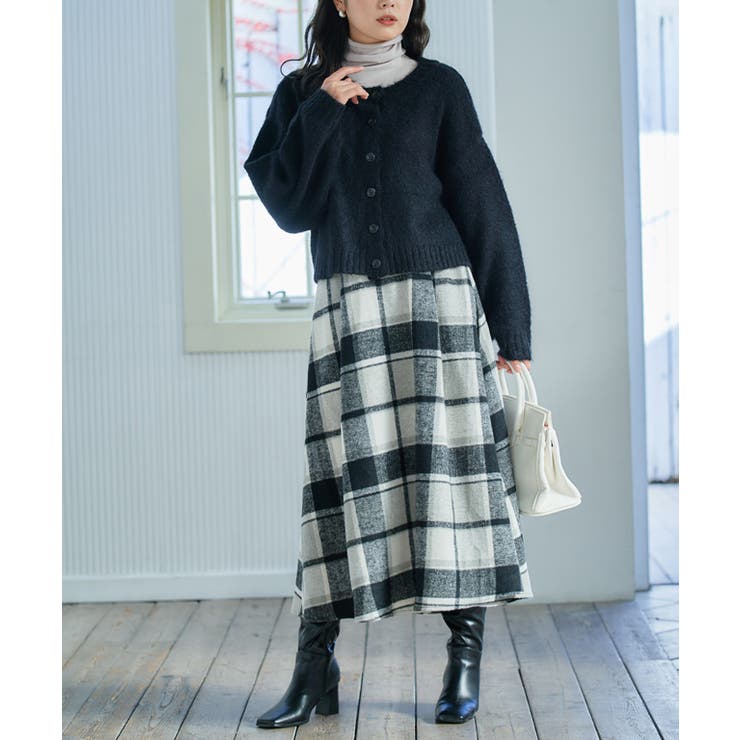 2wayシャギーニットカーディガン カーディガン ニット | Growing Rich | 詳細画像12 