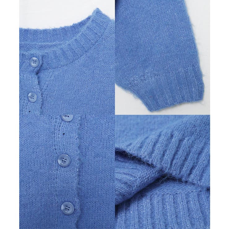 2wayシャギーニットカーディガン カーディガン ニット | Growing Rich | 詳細画像15 