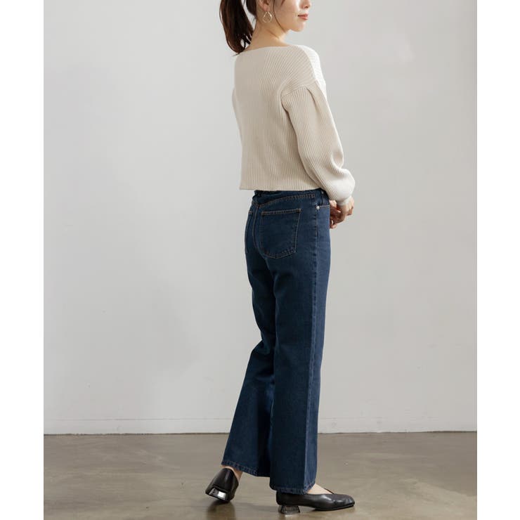 ボートネックボリューム袖ニット ニット レディース | Growing Rich | 詳細画像21 