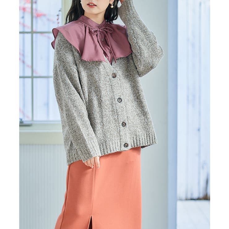 ミックスヤーンカーディガン カーディガン レディース | Growing Rich | 詳細画像4 