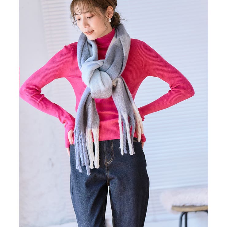 指穴ハイネックリブニット ニット レディース | Growing Rich | 詳細画像17 