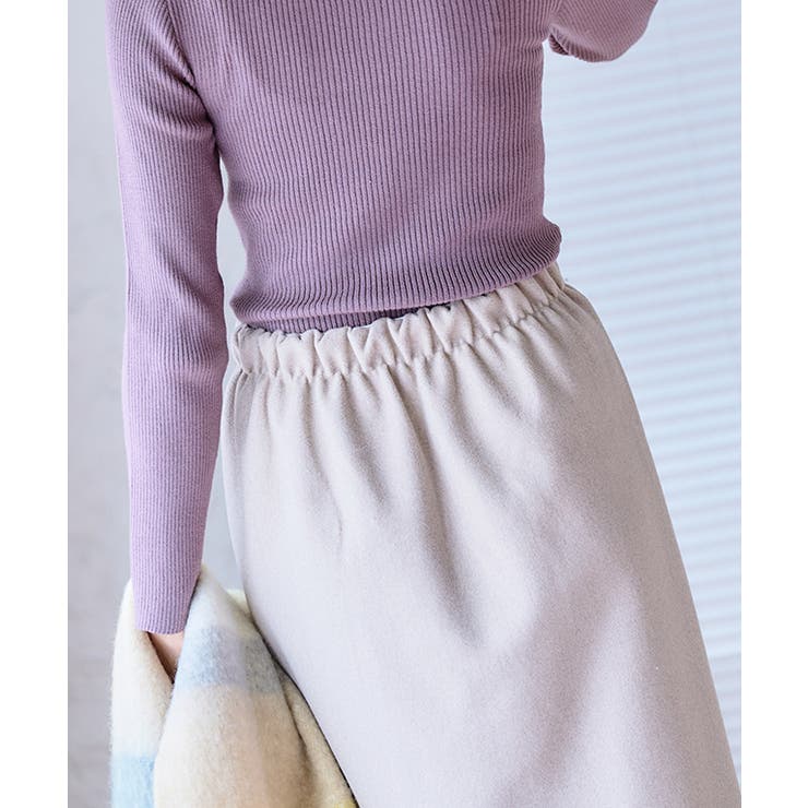 メルトンスリットナロースカート スカート ロング | Growing Rich | 詳細画像13 