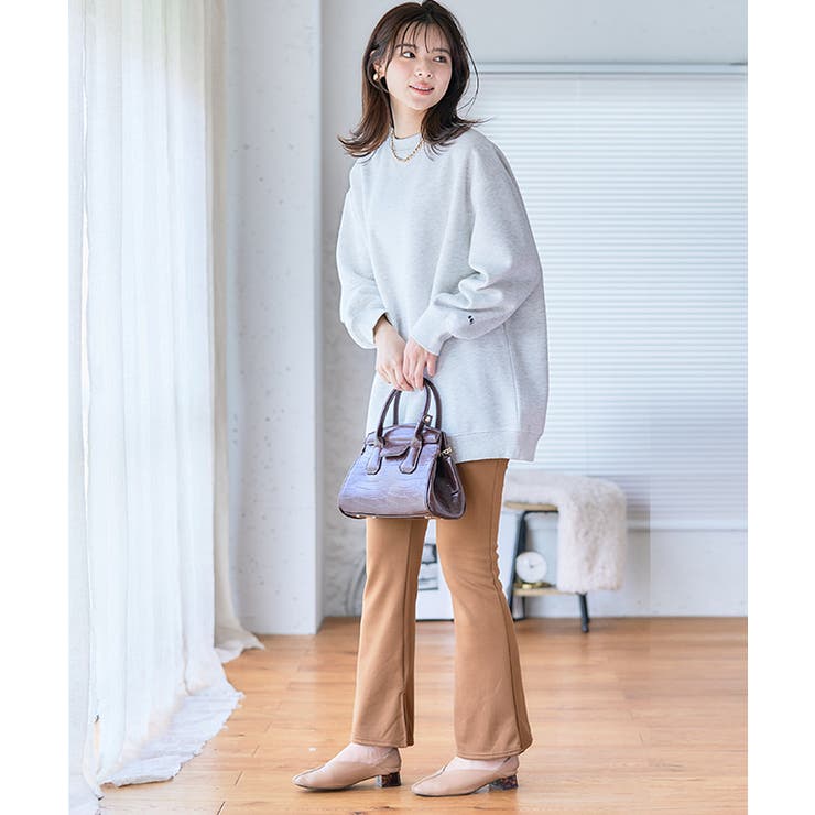 袖ロゴ入り裏起毛ビッグスウェット トレーナー 裏起毛 | Growing Rich | 詳細画像12 