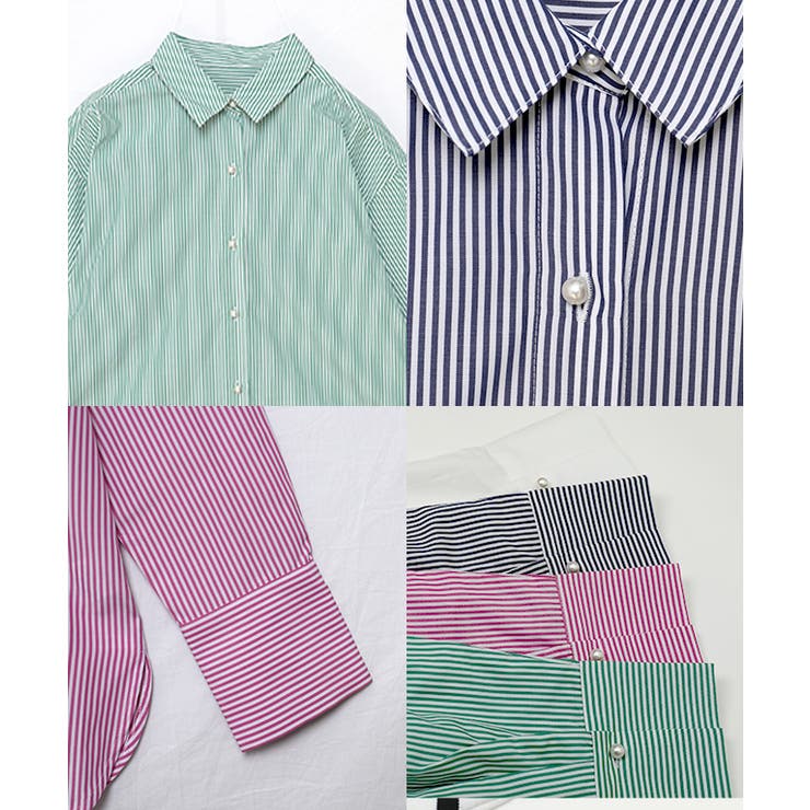 パールボタンシャツ シャツ レディース | Growing Rich | 詳細画像14 