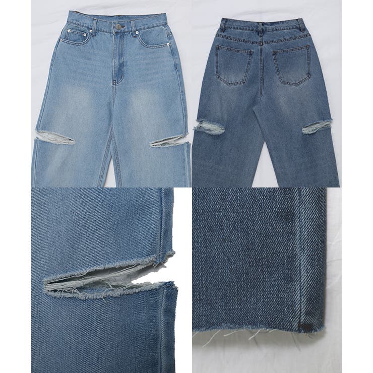 サイドカットスリットデニム S M | Growing Rich | 詳細画像16 