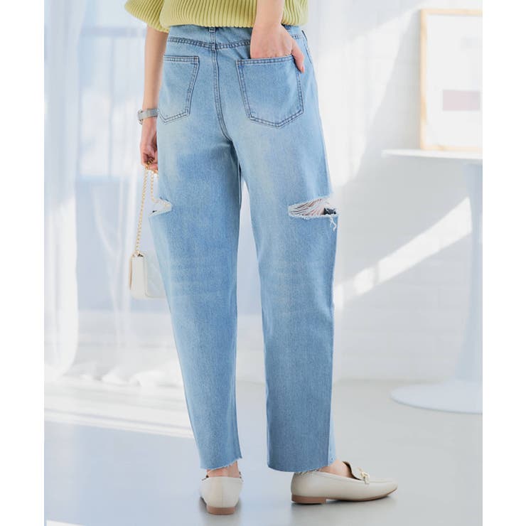 極美品　レペット　デニム サイドカットスリットデニム S M[品番：GW000004498]｜Growing