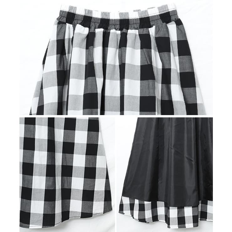 ギンガムチェックボリュームスカート スカート チェック | Growing Rich | 詳細画像13 