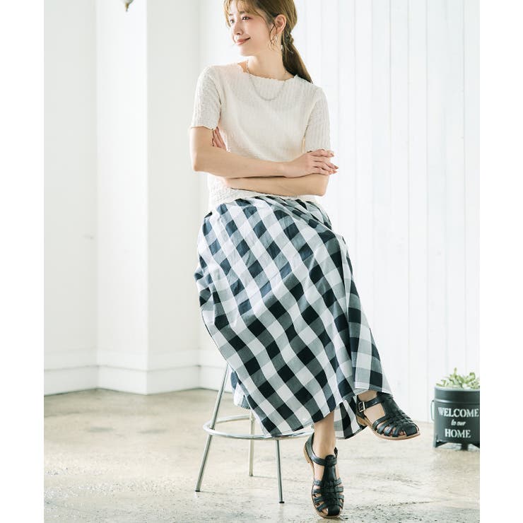 大幅値下げ‼︎美品☆RHC 2024SS☆カシュクールトップス☆ギンガムチェック 値下げ‼︎美品☆RHC 2024SS☆カシュクールトップス☆ギンガム