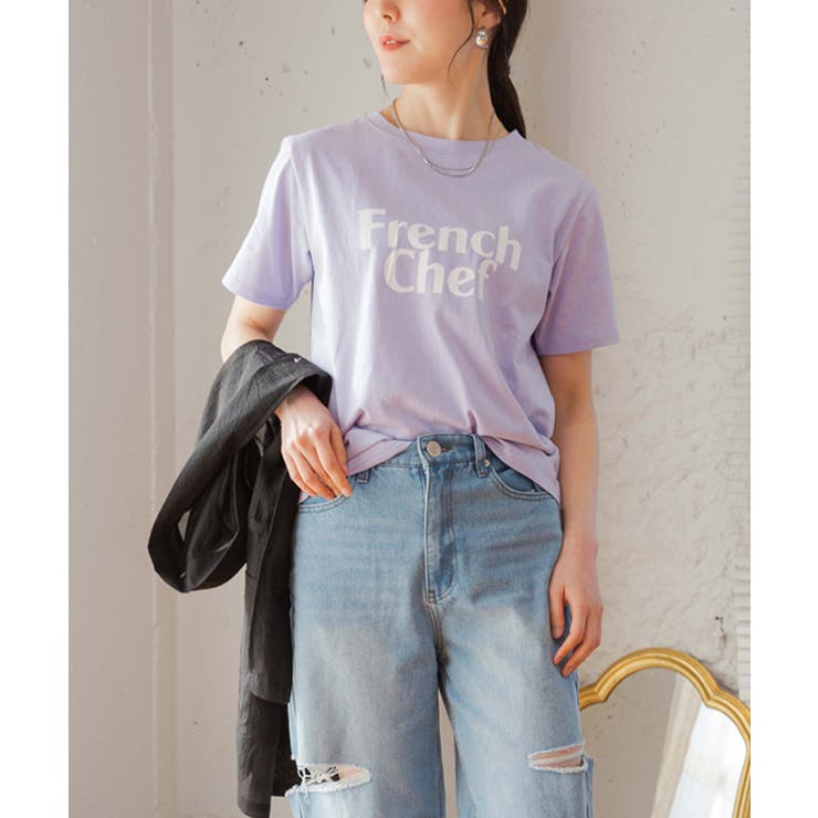 天竺カラープリントロゴTシャツ tシャツ レディース | Growing Rich | 詳細画像5 