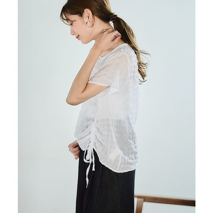 シアー チェック シャーリング | Growing Rich | 詳細画像4 