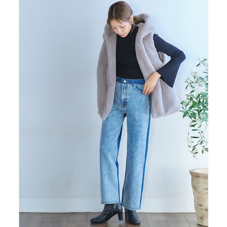 ベルスリーブやわらかニット ニット 薄手ニット | Growing Rich | 詳細画像4 