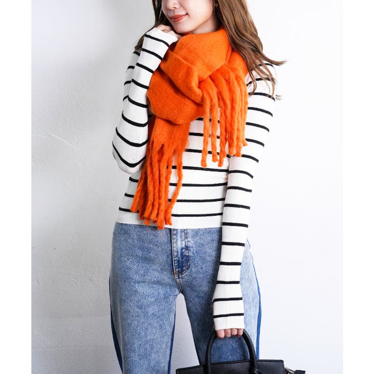 スビンプラチナム モックネックニット ブラック | ＋CLOTHET ONLINE