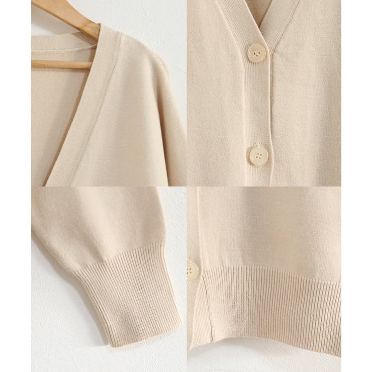 オーバーサイズニットカーディガン カーディガン ニット[品番