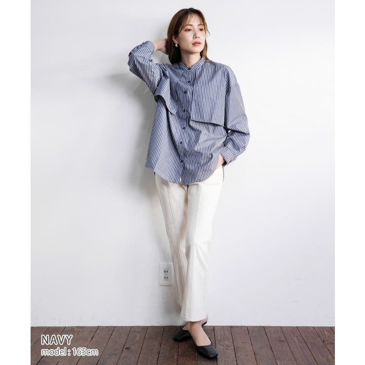 垂直ストライプシャツ – KUOSE.com