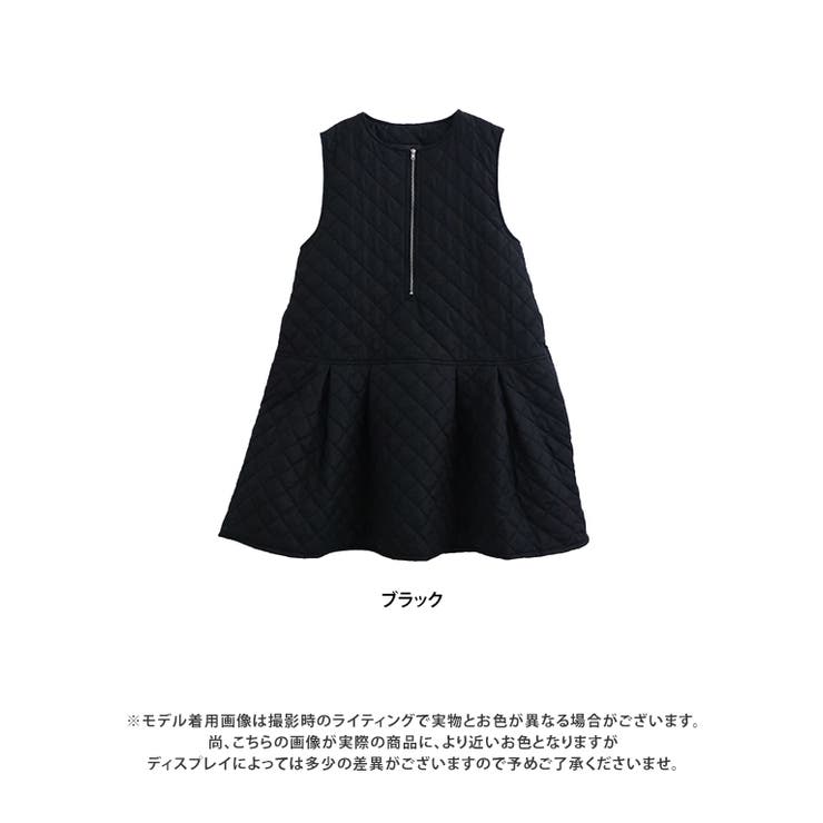色々な キルティングペプラムチュニック 秋冬[品番 チュニック Lサイズ