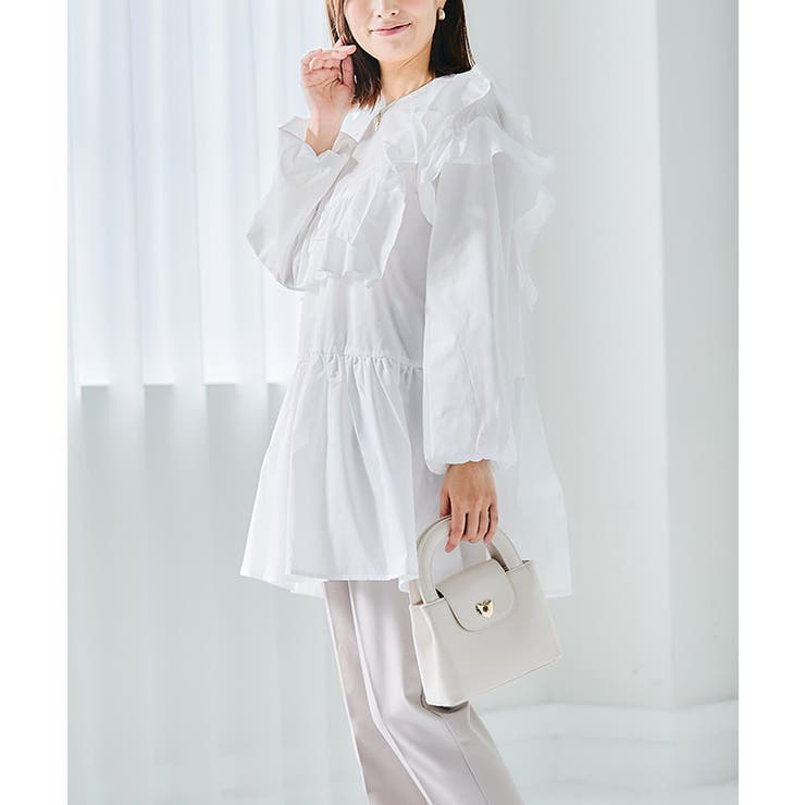 ティアードフリルブラウス ブラウス 長袖 | Growing Rich | 詳細画像10 