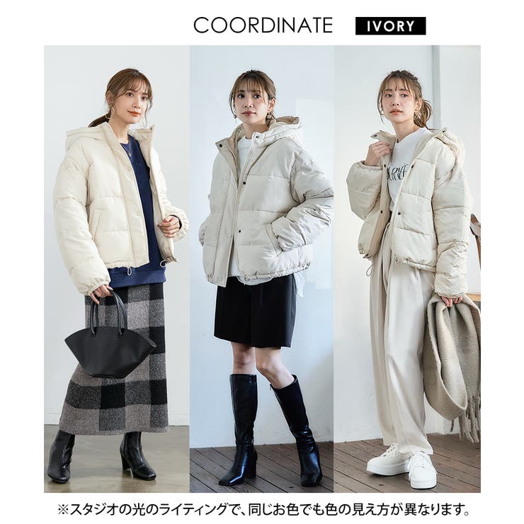 中綿ブルゾン レディース オーバーサイズ[品番：GW000003171