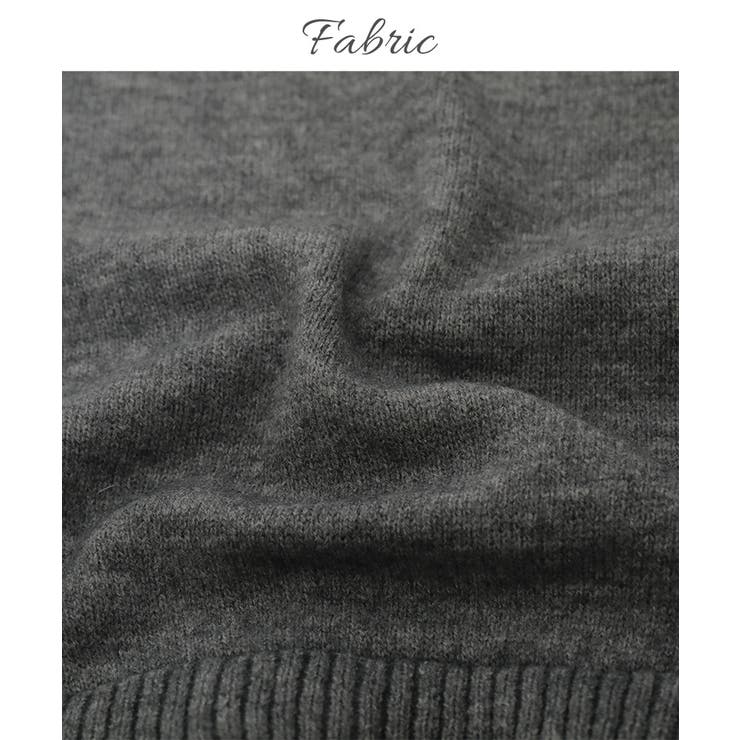 裾チュールレイヤードニットプルオーバー ニットレディース 秋冬 | Growing Rich | 詳細画像4 