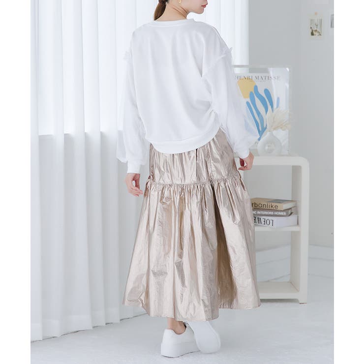 メタリック ティアードスカート スカート | Growing Rich | 詳細画像7 