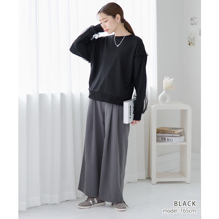 チュール袖 プルオーバー 春 | Growing Rich | 詳細画像3 