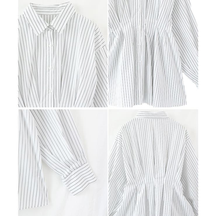 ストライプ シャツ ブラウス | Growing Rich | 詳細画像11 