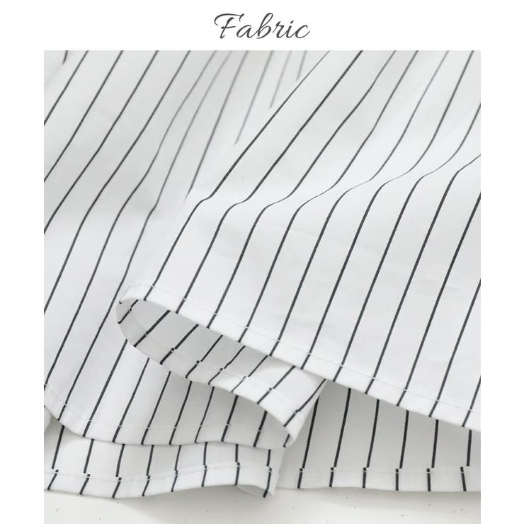 ストライプ シャツ ブラウス | Growing Rich | 詳細画像3 