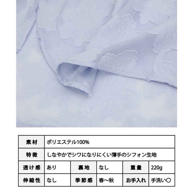 バンドカラーシャツ レディース シア―シャツ | Growing Rich | 詳細画像12 