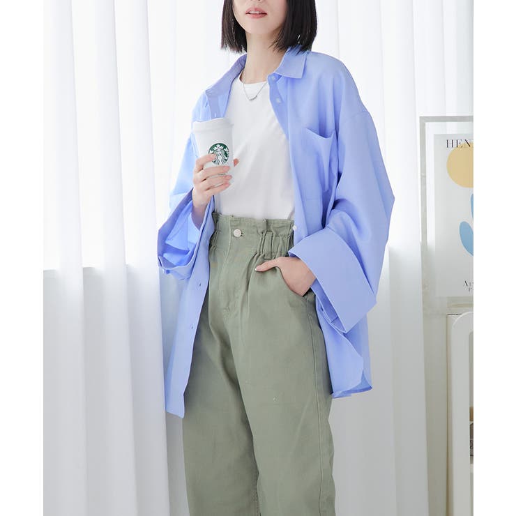 本当に信頼出来る商品 オーバーサイズ シャツ レディース トップス