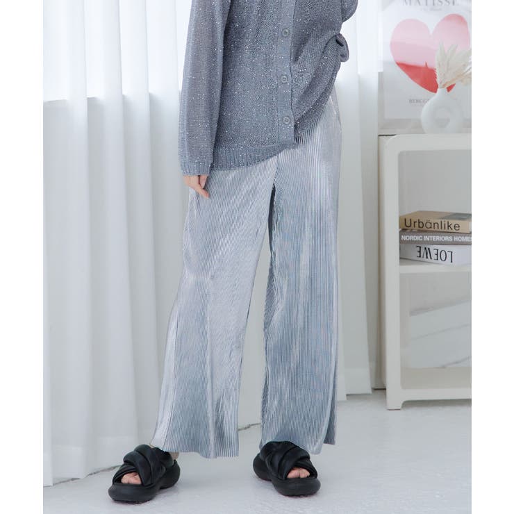 FACTORY (ファクトリー) アイリッシュリネンゴムプリーツパンツ