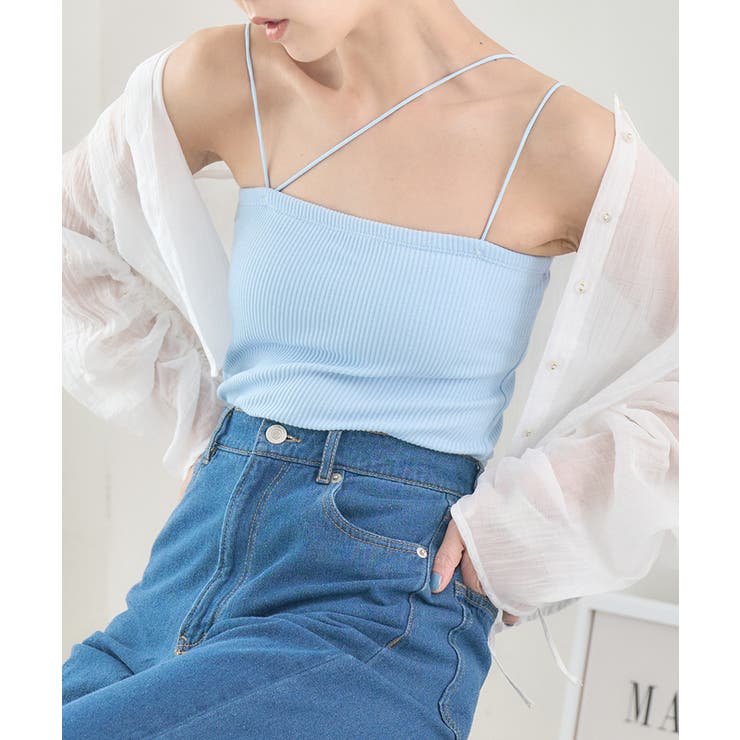 サックス | 見せブラ 見せキャミ ブラトップ | Growing Rich